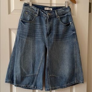 Karen Millen Classic Blue Women's Denim Bermudas